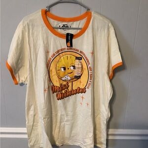 Hot Topic Loki: Ms. Time Cream and Orange T-Shirt